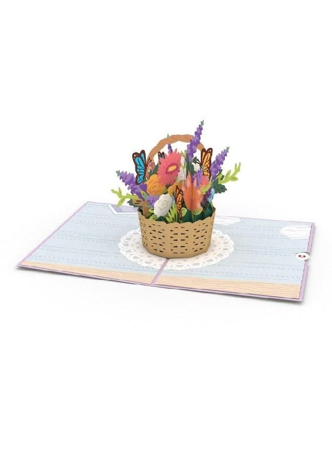 Lovepop - Lovepop Mother's Day Flowers Pop Up Card, 5 X 7”, Mothers Day Gifts, Paper Flower Basket Card, Mothers Day Card - Image 1