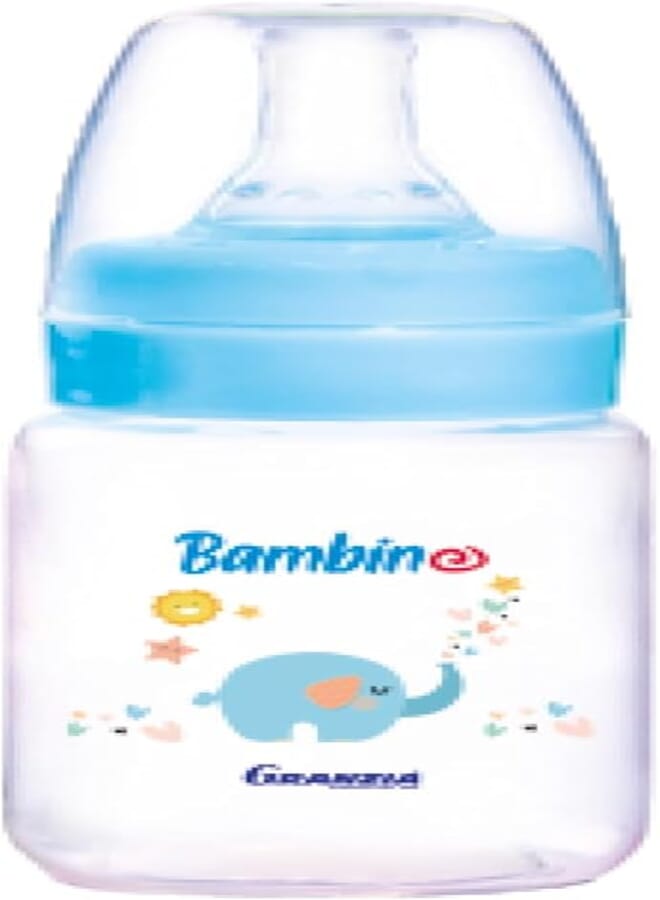 Granzia Bambino Classic Baby Feeding Bottle Blue 150 ML