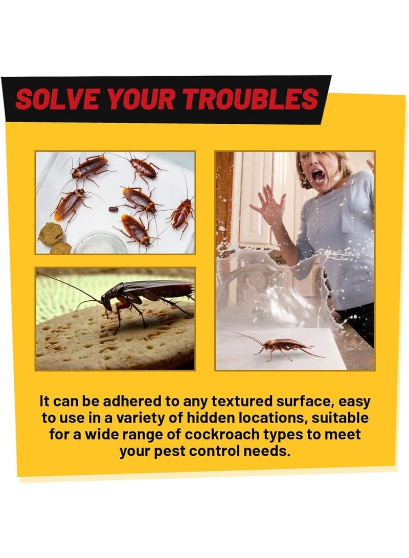 SYOSI Indoor/Outdoor Roach Traps, Natural Repellent for Cockroaches, Non-Toxic Roach Control Stations, Effective for Small & Large Cockroaches, Long-Lasting Protection(2 PCS)  - Image 5