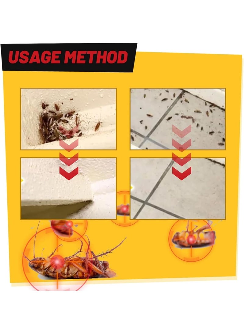 SYOSI Indoor/Outdoor Roach Traps, Natural Repellent for Cockroaches, Non-Toxic Roach Control Stations, Effective for Small & Large Cockroaches, Long-Lasting Protection(2 PCS)  - Image 3
