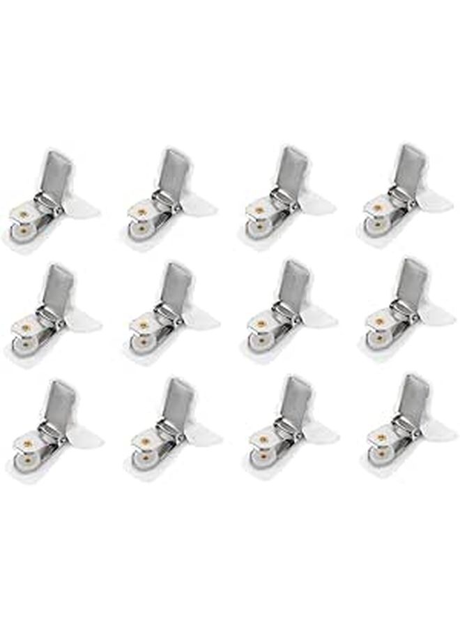 24 Pcs Padded Comforter Clips Quilt Fasteners Non Slip Blanket Fixing Clamps Lightweight Grippers for Preventing Shifting Bedding Accessories - Image 1