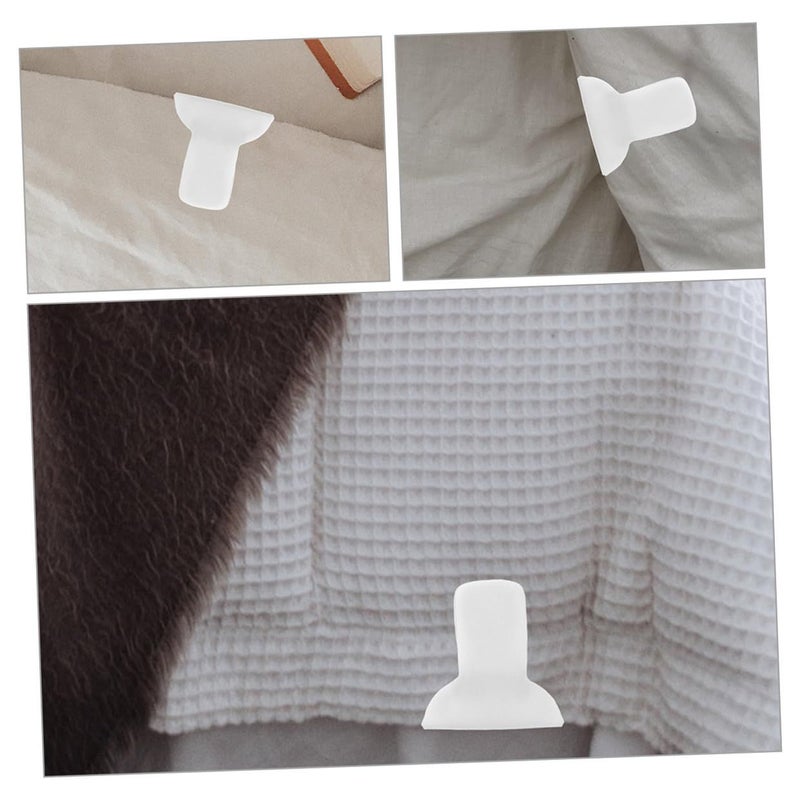 24 Pcs Padded Comforter Clips Quilt Fasteners Non Slip Blanket Fixing Clamps Lightweight Grippers for Preventing Shifting Bedding Accessories - Image 5