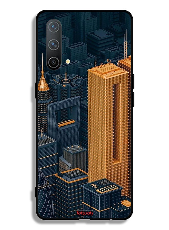 Tolwak OnePlus Nord CE 5G Protective Case Cover Buildings Art - Image 2