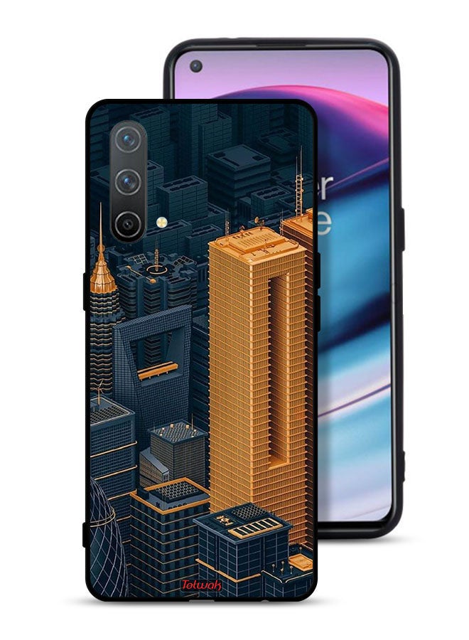 Tolwak OnePlus Nord CE 5G Protective Case Cover Buildings Art - Image 1