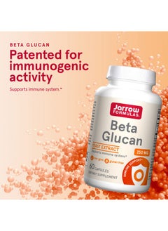jarrow formulas Beta Glucan 250 Mg 60 Capsules Immune Function Support Dietary Supplement Highpurity Extract Patented Preparation 60 Servings  - Image 3