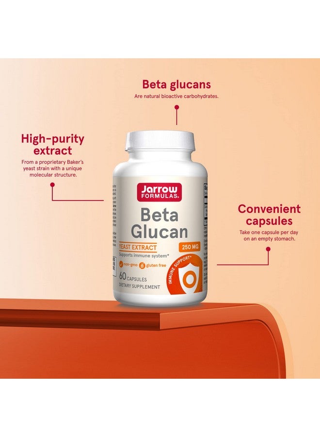 jarrow formulas Beta Glucan 250 Mg 60 Capsules Immune Function Support Dietary Supplement Highpurity Extract Patented Preparation 60 Servings - Image 5