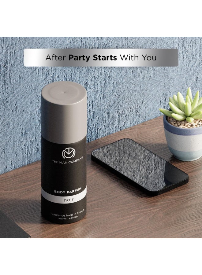 The Man Company Non-Gas Body Perfume for Men - Noir (120 ML) - Image 5