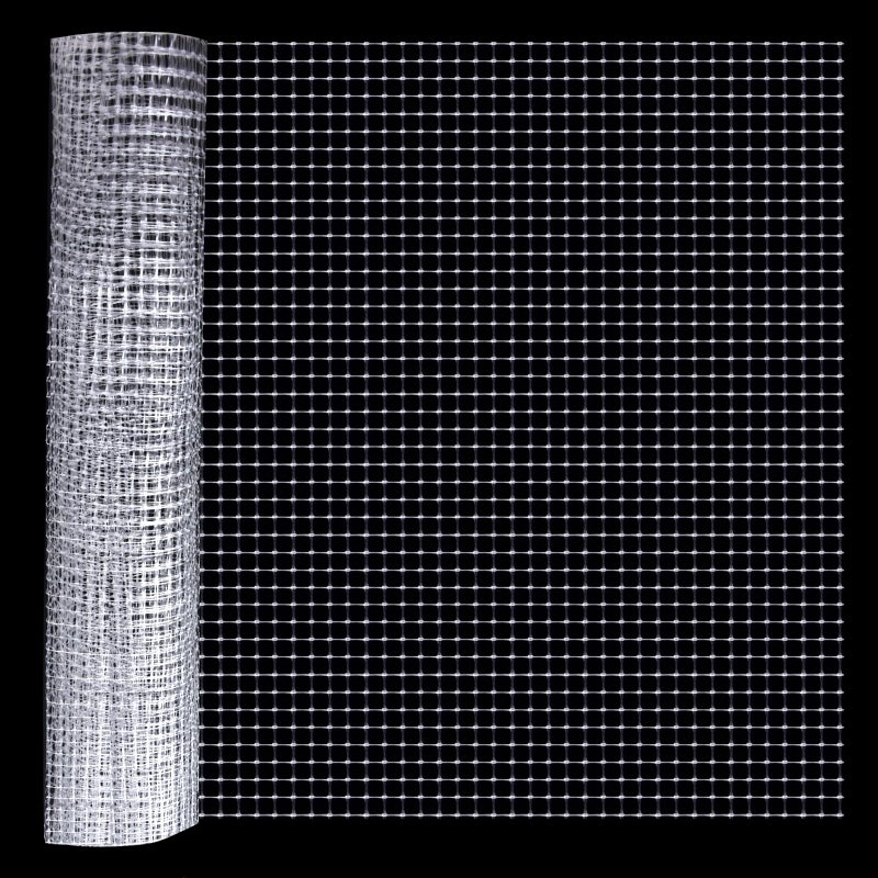 NestBasics Clear Fish Tank mesh Netting Material Aquarium mesh lid Transparent Plastic Aquarium top Cover Screen Hood net(5.12 Feet X 3.37 Feet) - Image 1