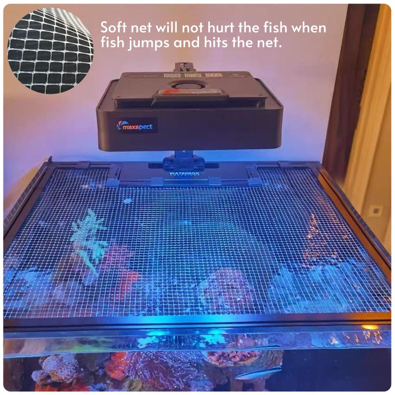 NestBasics Clear Fish Tank mesh Netting Material Aquarium mesh lid Transparent Plastic Aquarium top Cover Screen Hood net(5.12 Feet X 3.37 Feet) - Image 3