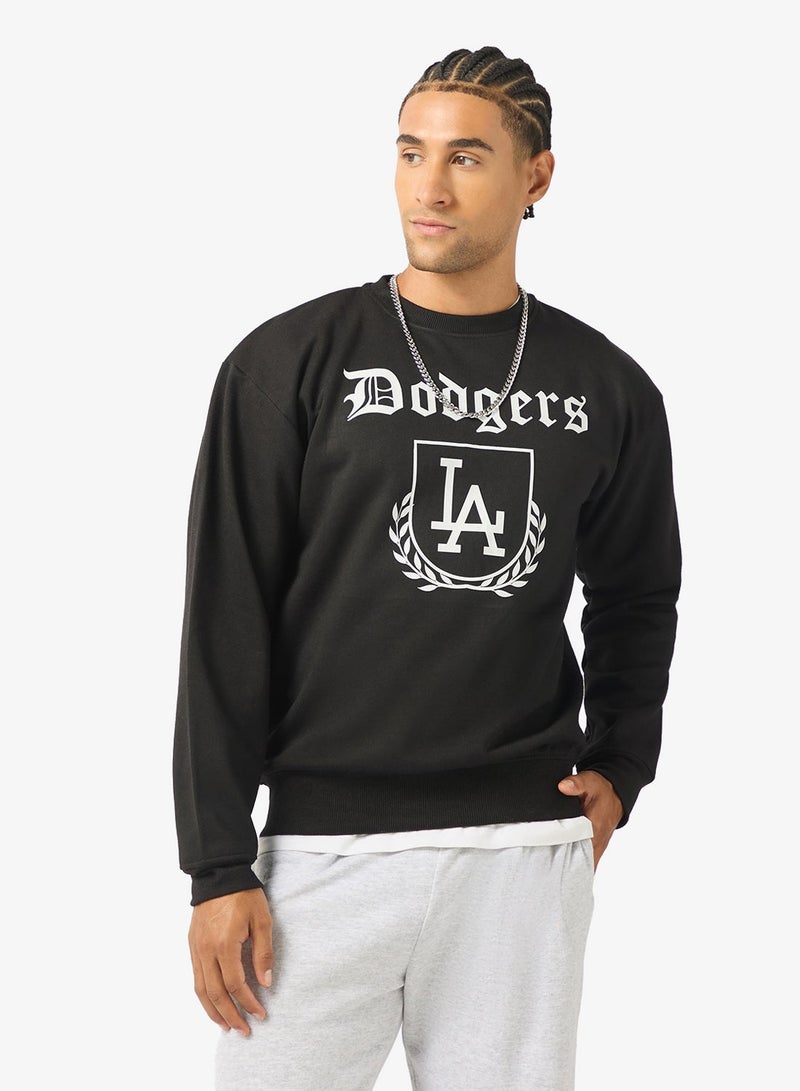 Seventy Five Graphic Crew Neck Pullover Sweatshirt - Image 1