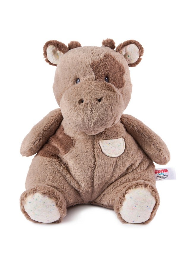 GUND Baby Oh So Snuggly Cow Plush, Cow Stuffed Animal for Babies and Infants, Brown, 12.5” - Image 1