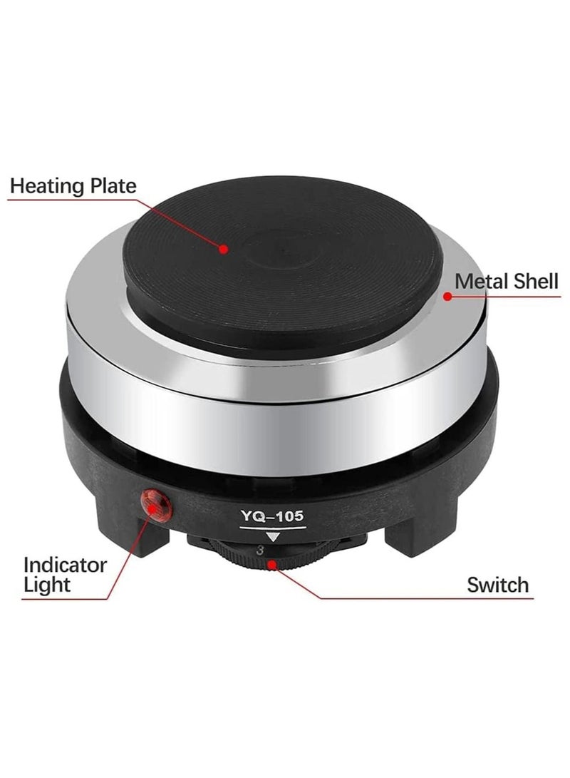 DubaiGallery 500W Mini Electric Heater Stove Hot Cooker Plate Milk Water Coffee Heating Furnace Multifunctional Kitchen Appliance Eu Plug - Image 3