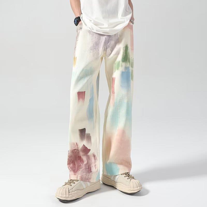 Unisex Classic Denim Jeans Loose Fit Daily Outdoor Wear - Image 2