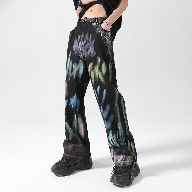 Unisex Classic Denim Jeans Loose Fit Daily Outdoor Wear - Image 3