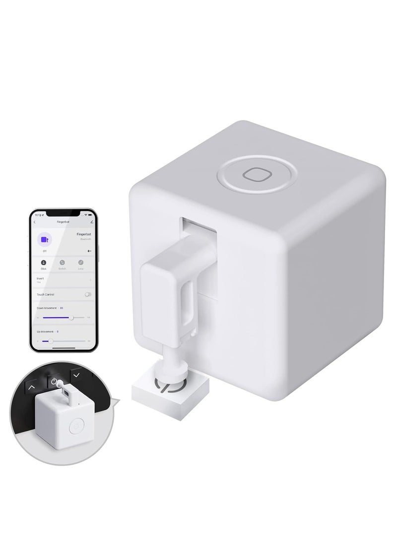 RATSAW - Fingerbot Smart Switch Button Pusher No Wiring Bluetooth App or Timer Control Add fingerBot Hub Mini to Make it Compatible with Alexa or Google Home or IFTTT - Image 1