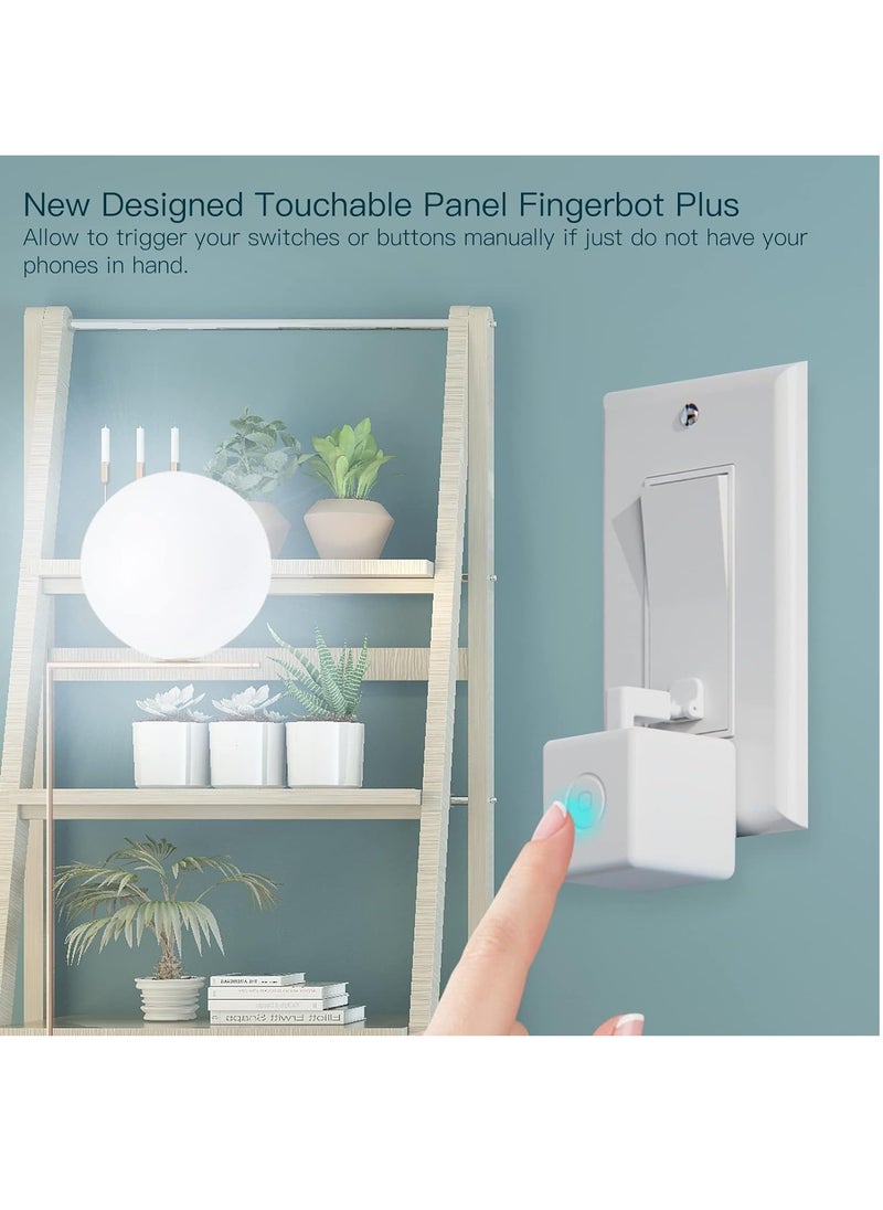 RATSAW - Fingerbot Smart Switch Button Pusher No Wiring Bluetooth App or Timer Control Add fingerBot Hub Mini to Make it Compatible with Alexa or Google Home or IFTTT - Image 1