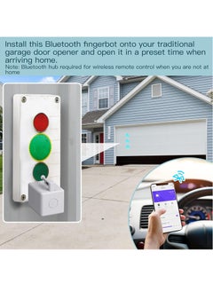 RATSAW Fingerbot Smart Switch Button Pusher No Wiring Bluetooth App or Timer Control Add fingerBot Hub Mini to Make it Compatible with Alexa or Google Home or IFTTT  - Image 4