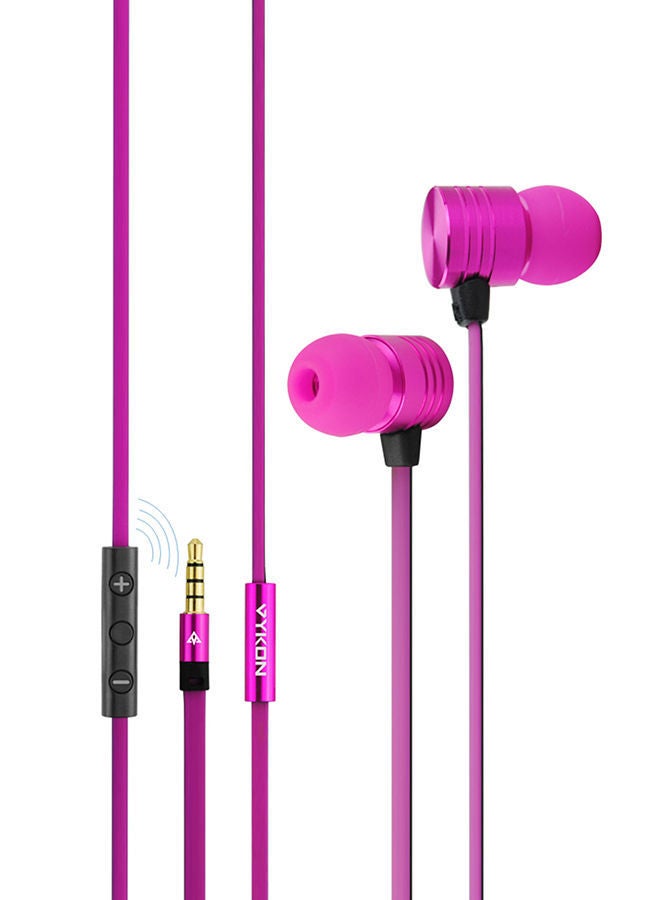NIBEMINENT Heavy Sound In-Ear Wired Headphones Purple - Image 1