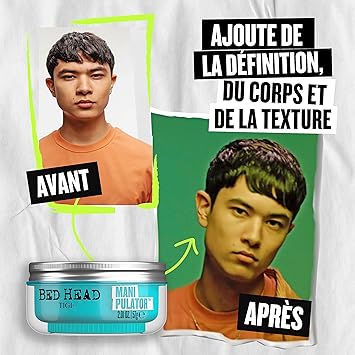 TIGI Bed Head by TIGI Manipulator Texturising Putty Professional Strong Hold Styling Product Short Medium Hair 57g x 2 - Image 4