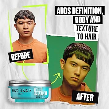 TIGI Bed Head by TIGI Manipulator Texturising Putty Professional Strong Hold Styling Product Short Medium Hair 57g x 2 - Image 5