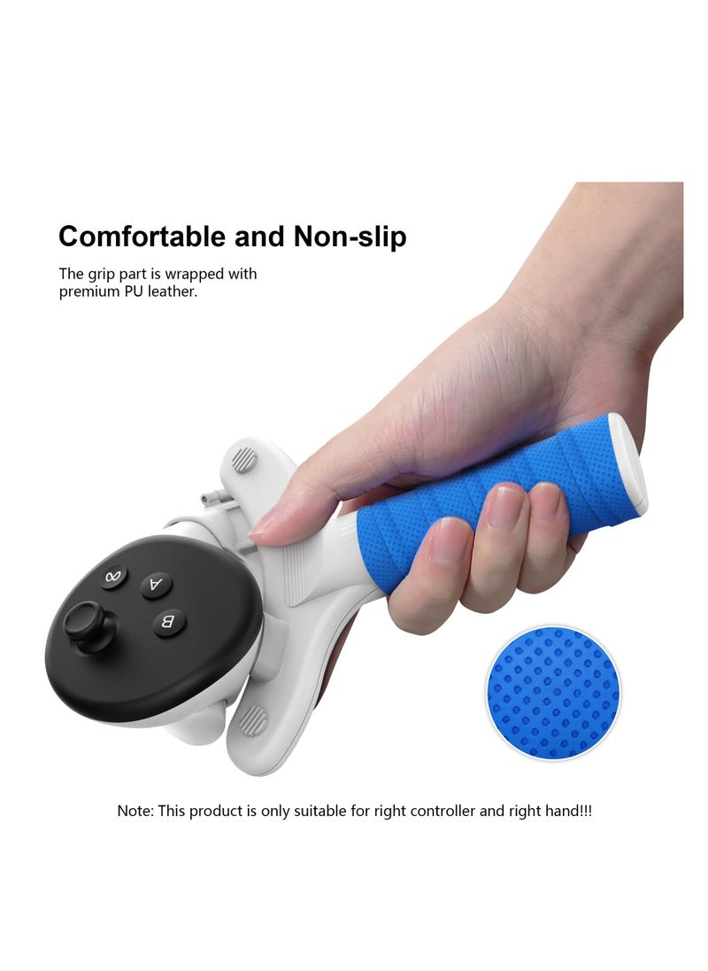 SYOSI - Table Tennis Paddle Compatible with Controller Accessories, with Meta Quest 3, Controller Grips Paddle for Table Tennis VR Game, Fit Right Hand/Controller Only (Not Fit OEM Charging Dock Battery) - Image 1