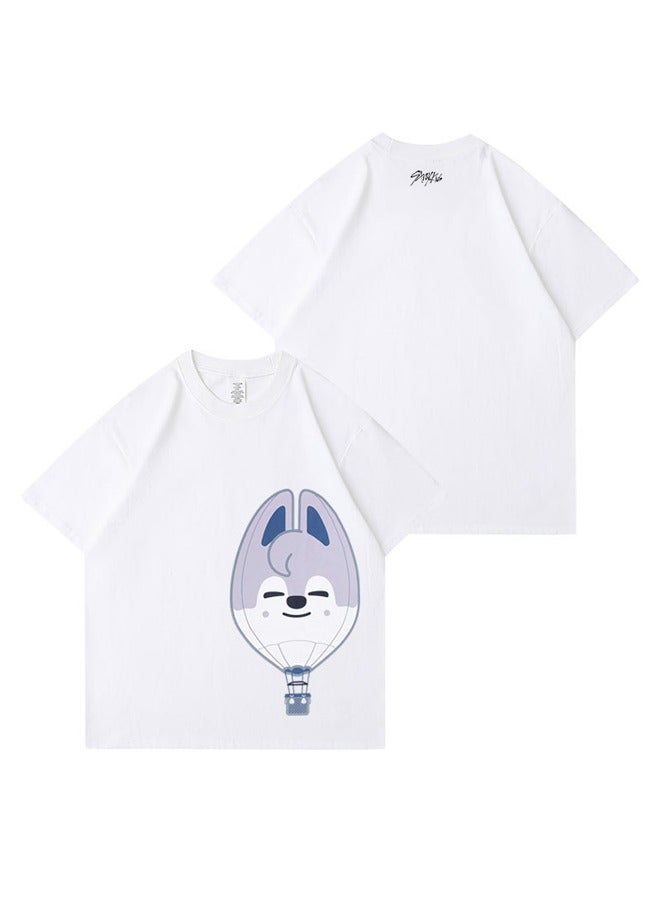 NIBEMINENT Stray Kids Skzoo Cotton T-shirt  - Image 1