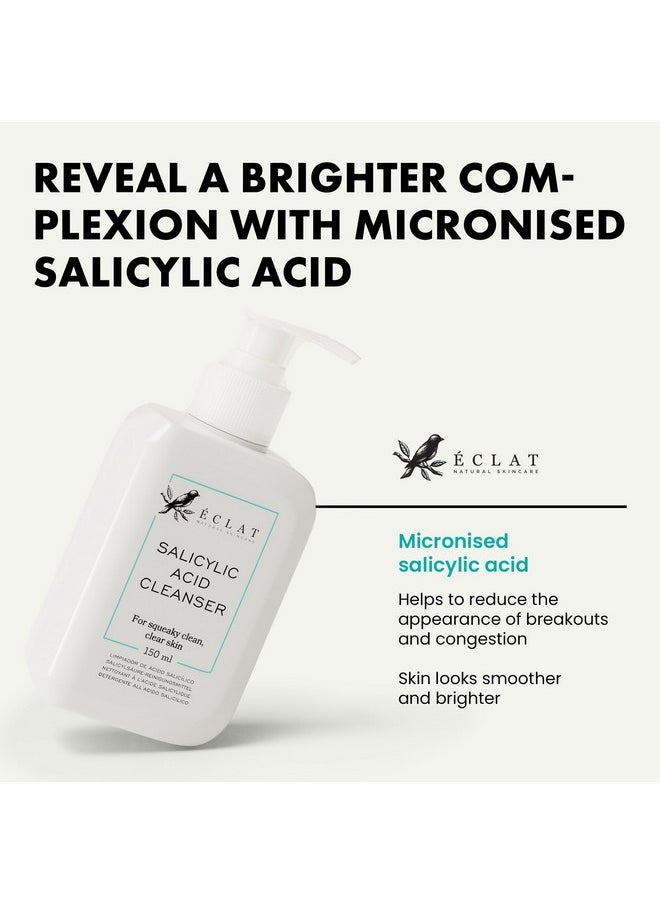 Eclat Skincare BLEMISH-FIGHTING Acne Face Wash - Salicylic Acid Cleanser with Niacinamide, Vitamin E & Green Tea, Salicylic Acid Face Wash, Facewash Pore Cleanser for Women & Men, Foaming Cleanser For Regular & Oily  - Image 5