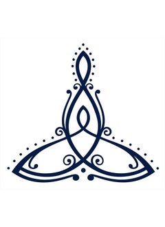 Lasting 1-2 Weeks Juice Temporary Tattoo Ink Semi Permanent for Adults Woman mother daughter child son abstract beautiful best black knot Navy Blue Look Real Men Women Chest Neck Arm (4 Sheets)
