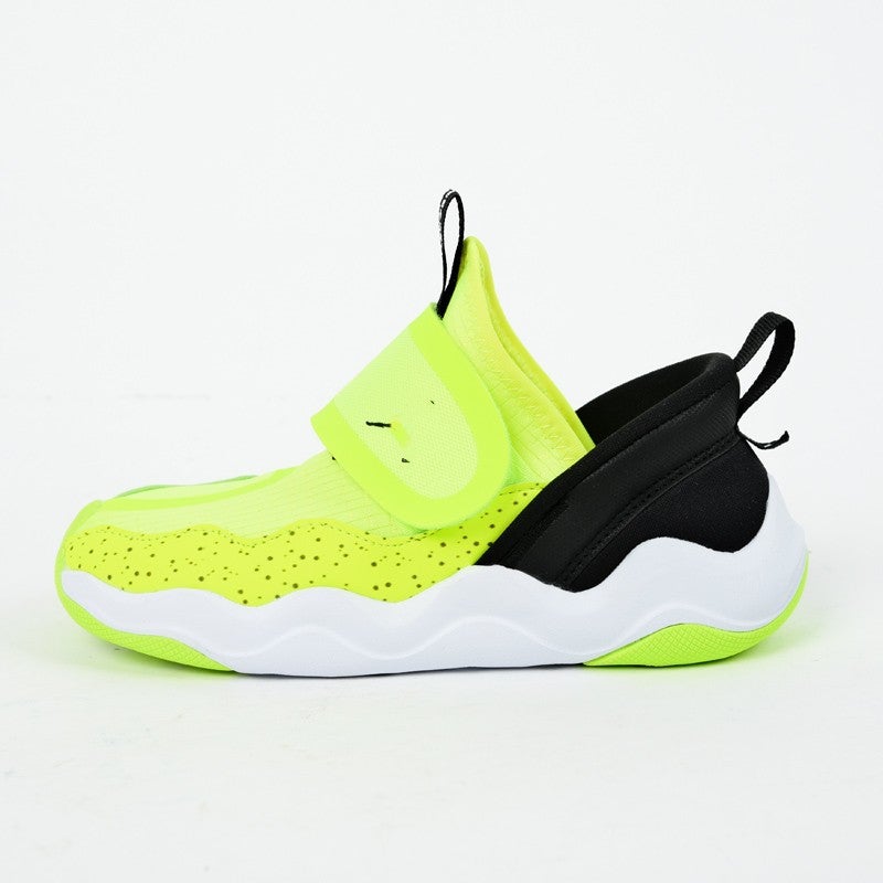 Children'S Shoes Pure Original High Version Aj23 Mesh Small Shark Summer Breathable Men'S And Women'S Slip-On Kidsren'S Sports Shoes - Image 1