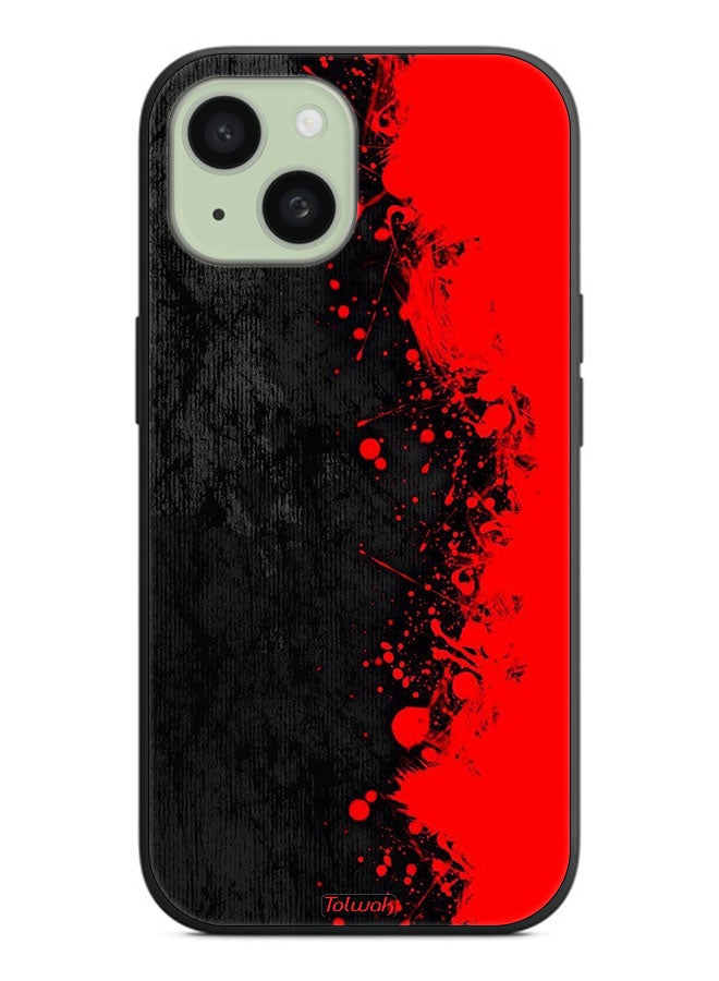 Tolwak Apple iPhone 15 Plus Protective Case Cover Paint Abstract Pattern - Image 2