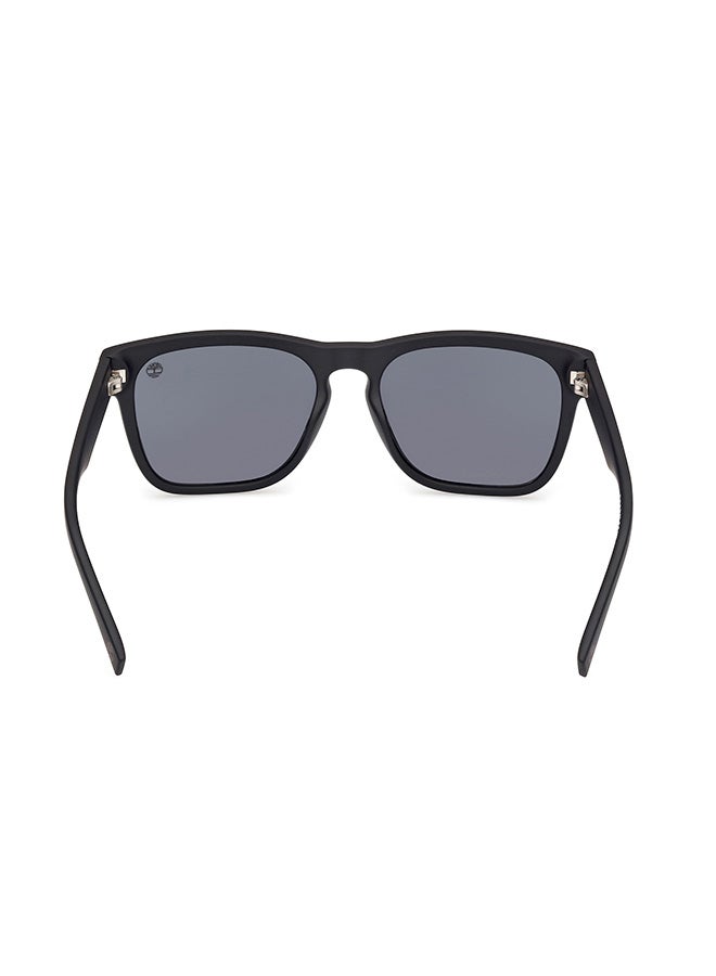 Timberland نظارات شمسية مربعة للرجال بحماية من الأشعة فوق البنفسجية - TB0001102A53 - حجم العدسة: 53 مم - Image 4