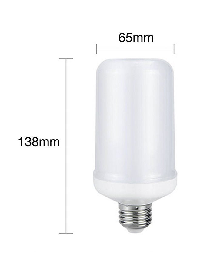 SMD2835 LED Fire Effect Light Bulb White 6.5 x13.5centimeter - Image 2