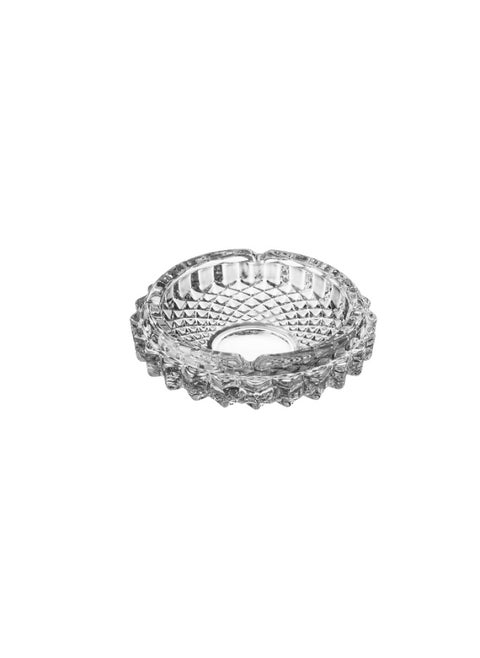 Round glass ashtray