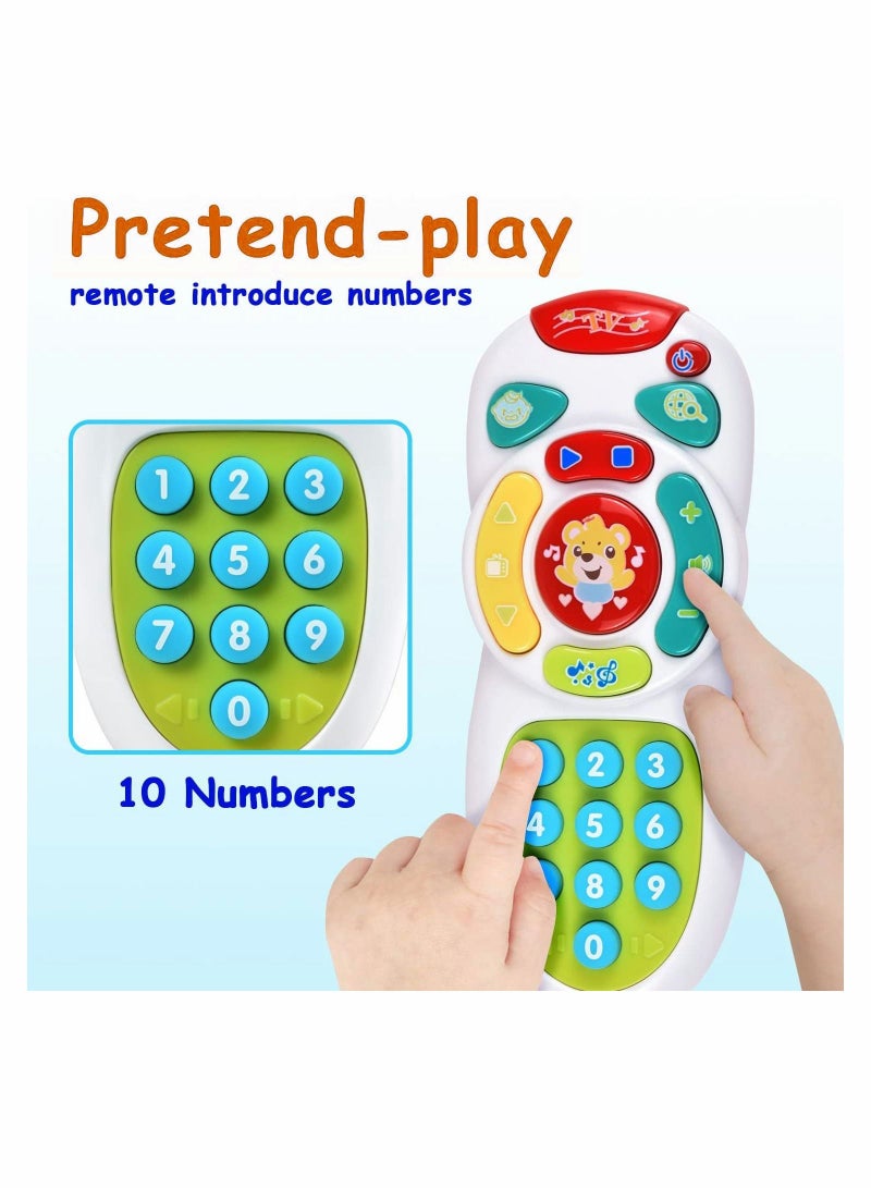 Y&D Baby Remote Controller Toys Musical Play with Light and Sound for 6 Months+ Toddlers Boys or Girls Kids Preschool Education - Image 4