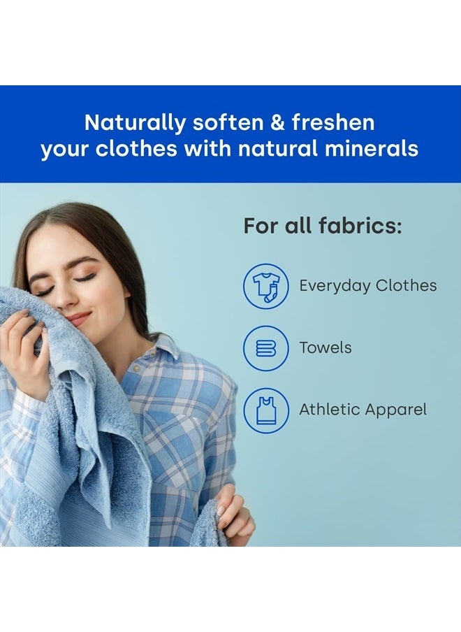 Dropps Fabric Softener Pods: Clean & Crisp | 120 Count | HE Compatible + All Washers | Cold Wash + All Temperatures | Softness + Freshness | Low Waste Packaging