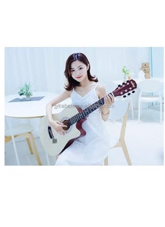 Megarya 41 Inch Natural Acoustic 6 Strings Guitar With Bag  - Image 3