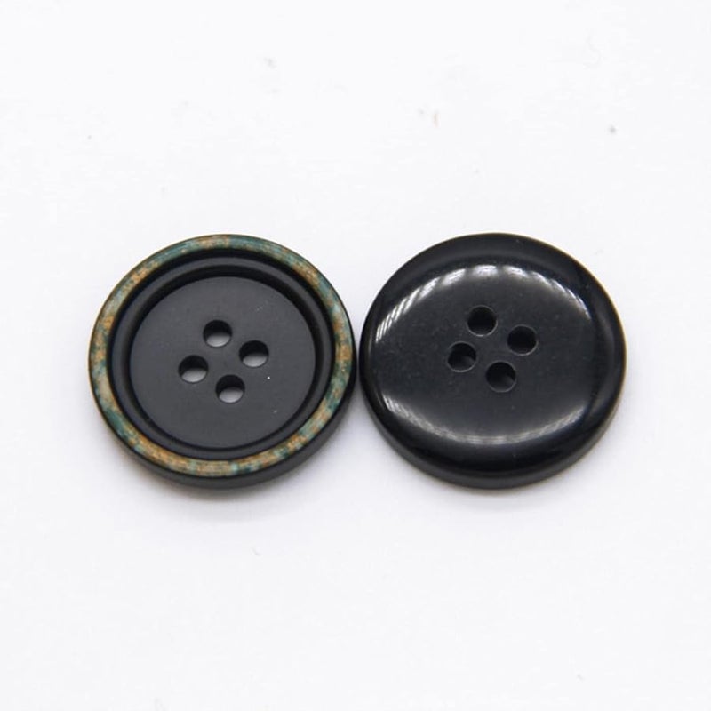 Green Resin Buttons 20mm 15pcs Decorative Rhinestones Sewing Buttons for Clothing Suit Sweaters - Image 2