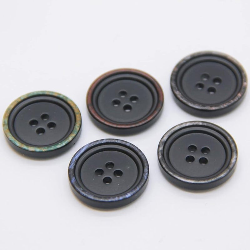 Green Resin Buttons 20mm 15pcs Decorative Rhinestones Sewing Buttons for Clothing Suit Sweaters - Image 5