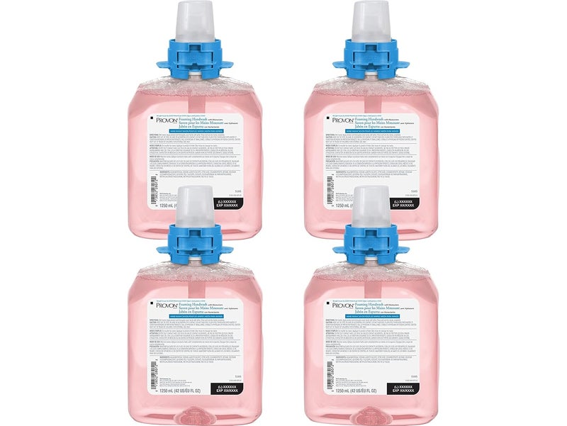 Gojo PROVON Foaming Handwash with Moisturizers Cranberry Fragrance 1250 mL Foam Hand Soap Refill for PROVON FMX12 Push Style Dispenser  518504