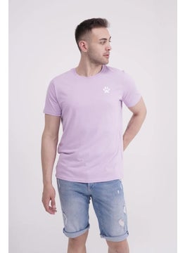 The Socks Company 23SCTS232U Pati Embroidered Crew Neck Lilac Tshirt  - Image 1