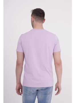 The Socks Company 23SCTS232U Pati Embroidered Crew Neck Lilac Tshirt  - Image 3