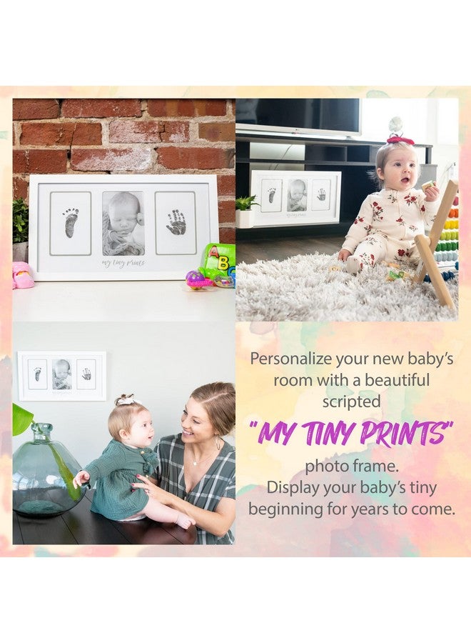 Felt Like Sharing Baby Hand and Footprint Kit, White Frame, Baby Footprint Kit - Image 2