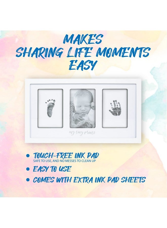 Felt Like Sharing Baby Hand and Footprint Kit, White Frame, Baby Footprint Kit - Image 4