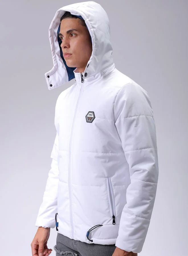 شركة المرآب الهندية Men Slim Fit Solid Bomber Jackets