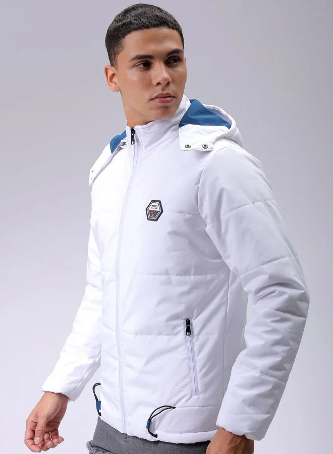شركة المرآب الهندية Men Slim Fit Solid Bomber Jackets