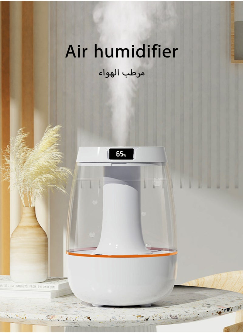 Jourvent Large Appliances Humidifier – 4L, Ultra-Fine Mist, Whisper-Quiet, Dual Jet, 200ML/H for Home & Bedroom.  - Image 2