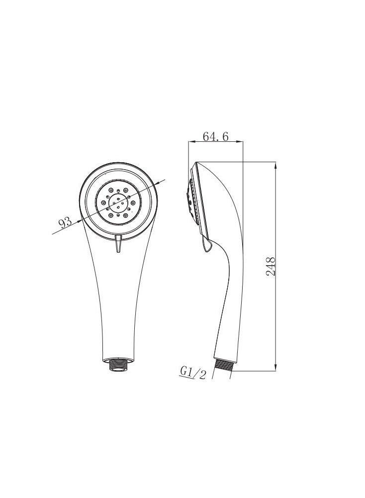 Shower Head, Micro Nano Bubble, Water-Saving Shower, Nano Bubble, Massage, Mist, Beauty, Face Wash, Skin Care, Scalp Care, Pores Stain Moisturizing, Heat Retention - Image 2