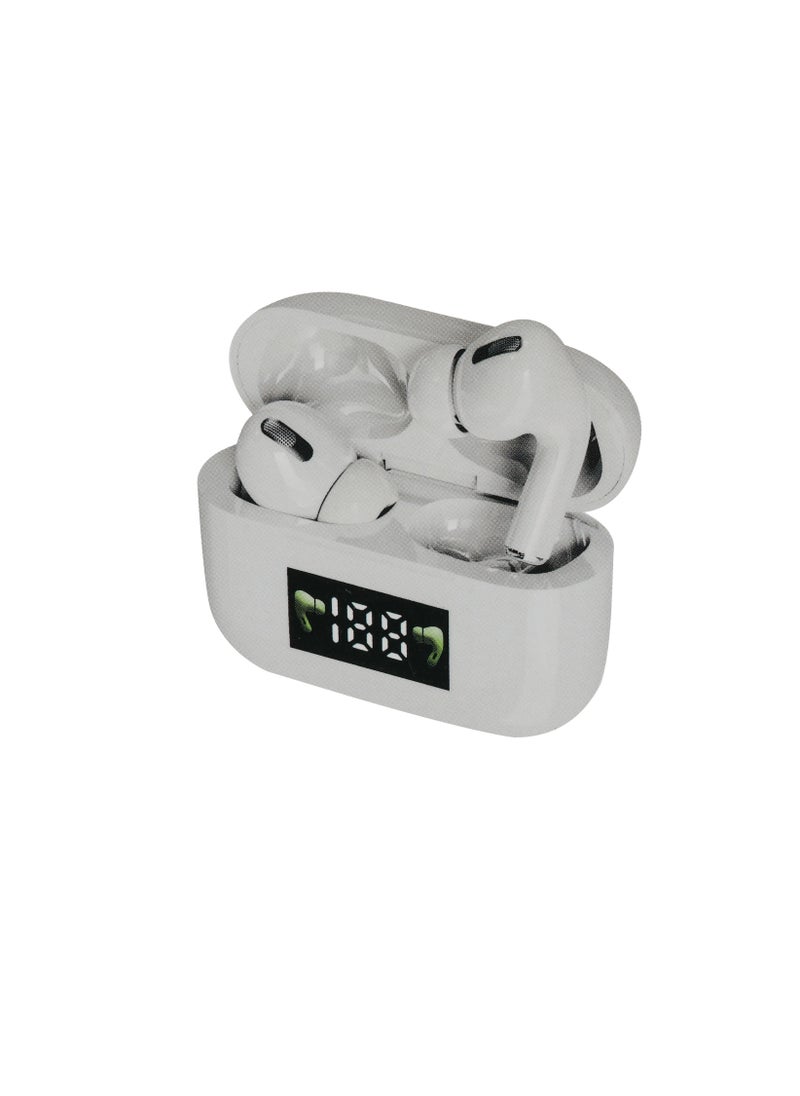 Generic True Wireless Bluetooth Earphones Long Battery Life Digital Display High-end Sports White for iPhone Android  - Image 1