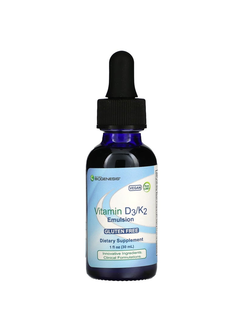 Vitamin D3/K2 Emulsion, 1 fl oz (30 ml)