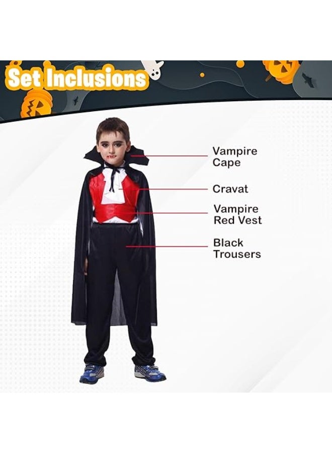 المنزل الذكي هوم سمارت زي دراكولا مصاص الدماء للأطفال - هدايا حفلات مدرسية - لعب الأدوار للأطفال - Image 3